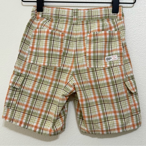 JANIE & JACK · TODDLER BOYS PLAID COTTON CHINO SHORTS - SIZE 4T - Picture 7 of 12